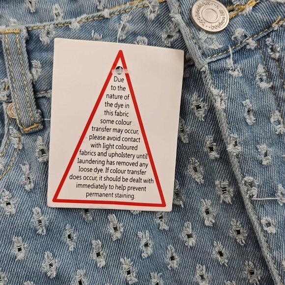 Boohoo Man Distressed Pull Texture Skate Jeans Men's 36x32 NEW Relaxed Fit NWT - Picture 7 of 16